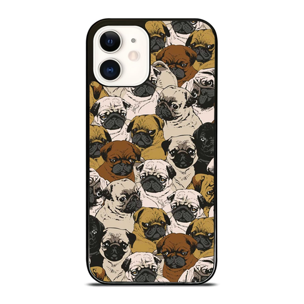 Doggy Pattern Colour Custom Case For IPhone Google Pixel Samsung Galaxy Tough Case 0