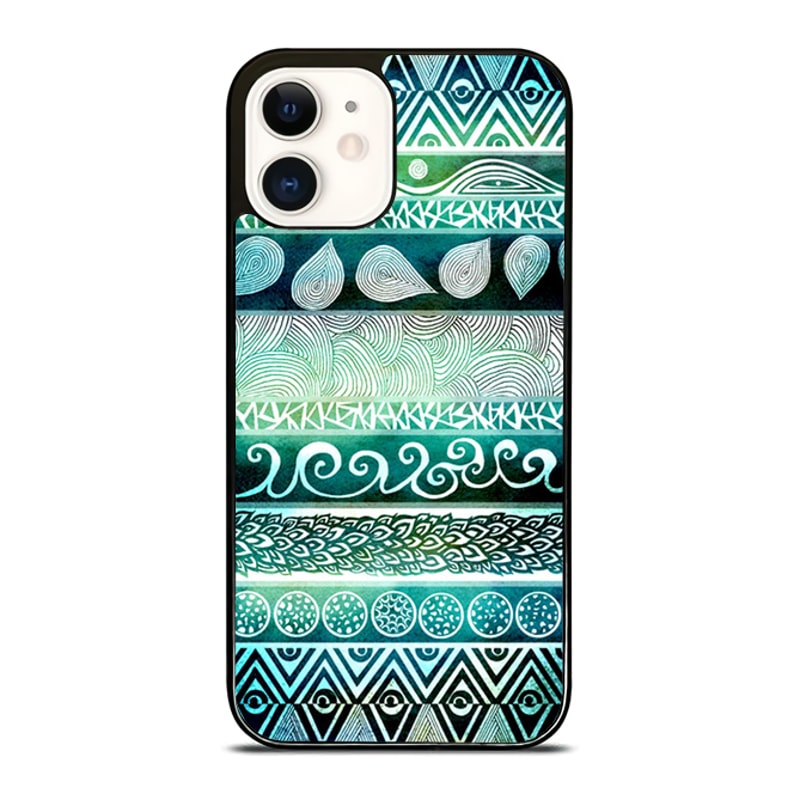Dreamy Green Pattern Custom Case For IPhone Google Pixel Samsung Galaxy Tough Case 0