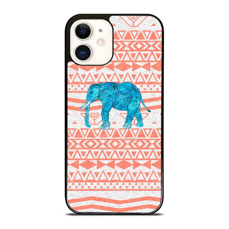 Elephant Aztec Art Custom Case For IPhone Google Pixel Samsung Galaxy Tough Case 0