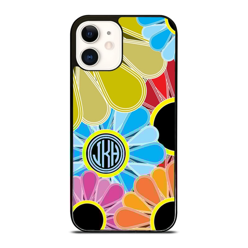 Flower Monogram 29 Custom Case For IPhone Google Pixel Samsung Galaxy Tough Case 0