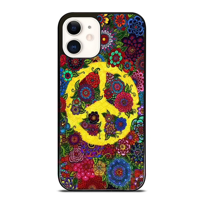 Flowers Of Peace Signs Custom IPhone CaseSamsung Case Google Pixel Case Personalize Your Style Tod 0