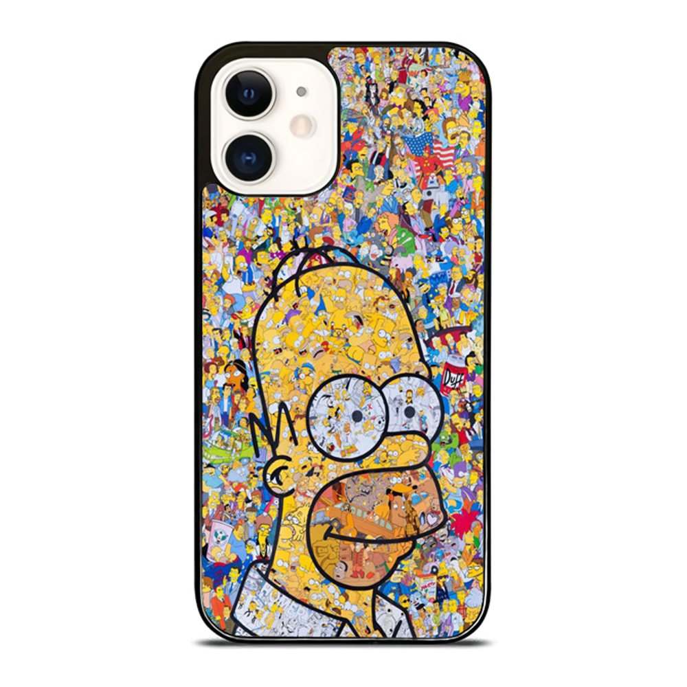 Simpson Collage Custom IPhone CaseSamsung Case Google Pixel Case Personalize Your Style Today 0