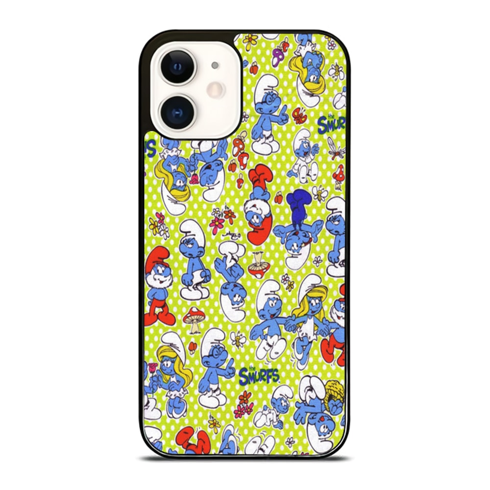Smurfs Pitufo Peyo Polka Dots Green Custom IPhone CaseSamsung Case Google Pixel Case Personalize Y 0