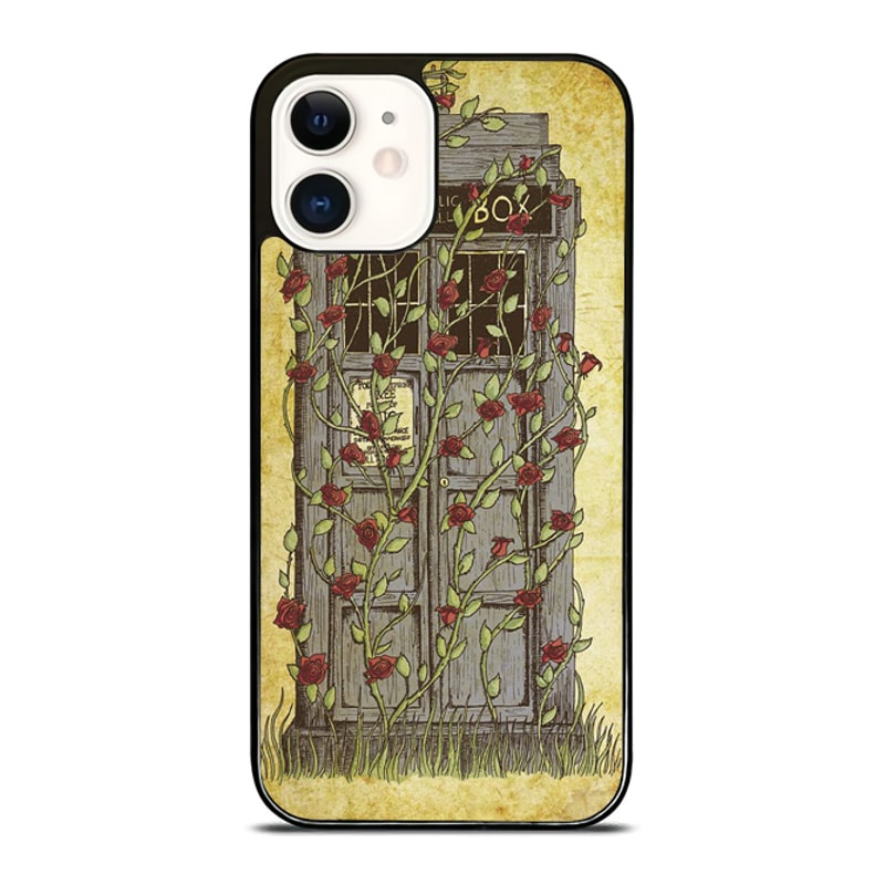 Tardis Flower Doctor Who Custom IPhone CaseSamsung Case Google Pixel Case Personalize Your Style T 0