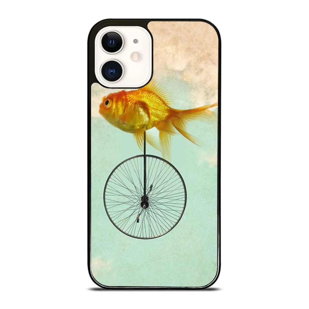 Unicycle Goldfish Custom IPhone CaseSamsung Case Google Pixel Case Personalize Your Style Today 0