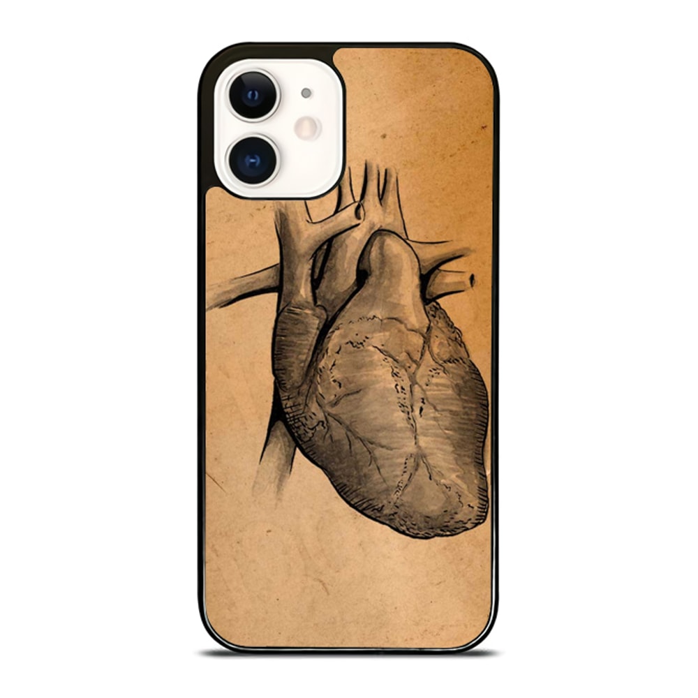 Heart Medical Illustration Custom Case For IPhone Google Pixel Samsung Galaxy Tough Case 0