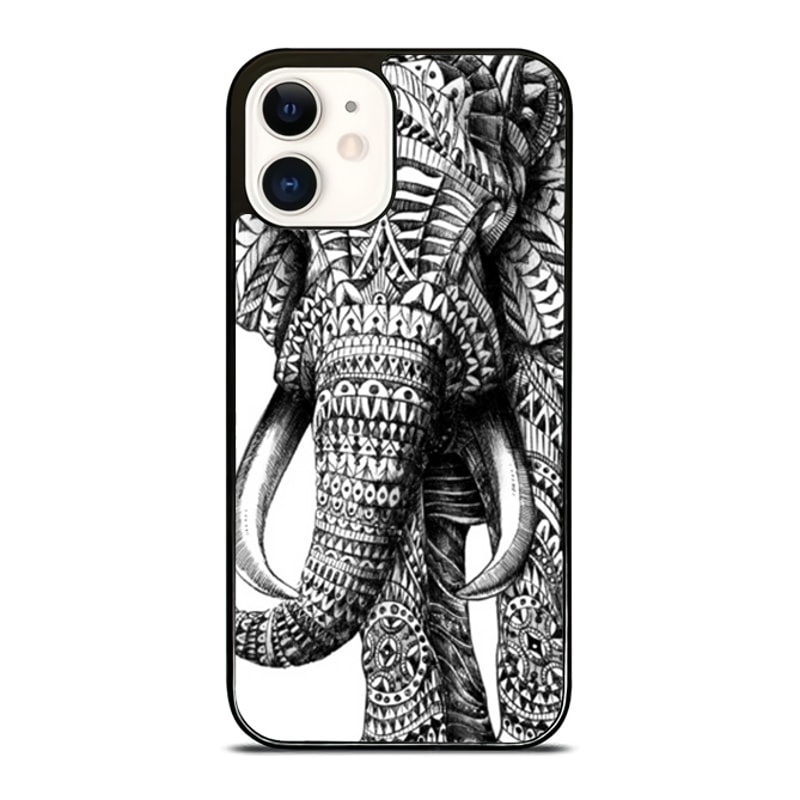 Ornate Elephant Aztec Custom IPhone Case Samsung Case Google Pixel Case Personalize Your Style Tod 0