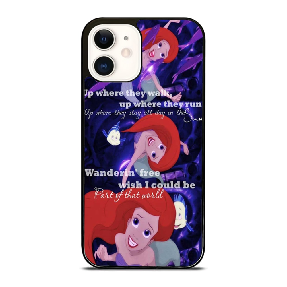 The Little Mermaid Quotes Custom IPhone Case Samsung Case Google Pixel Case Personalize Your Style 0