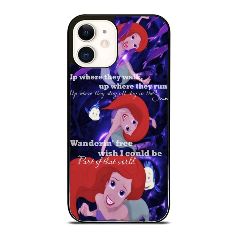 The Little Mermaid Quotes Custom IPhone Case Samsung Case Google Pixel Case Personalize Your Style 0