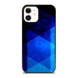 triangle pattern blue galaxy custom iphone case – personalize your style today!