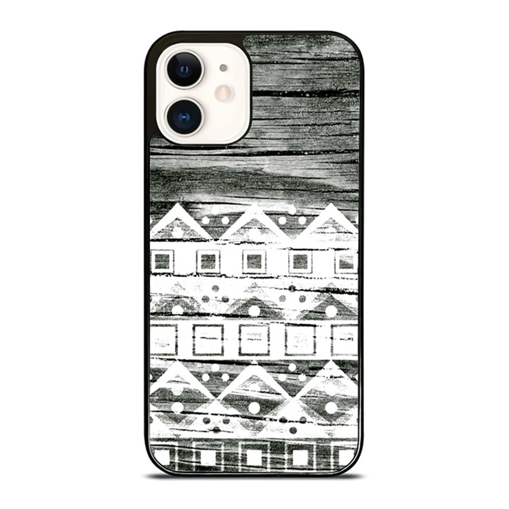 Apple Aztec White Wood Custom IPhone Case Samsung Case Google Pixel Case Personalize Your Style To 0