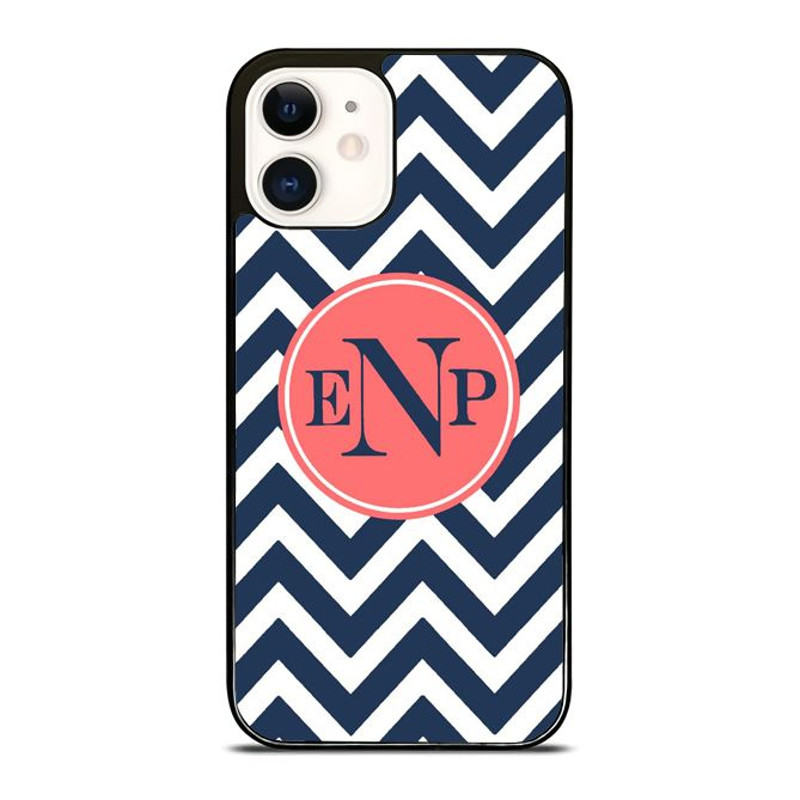 Chevron Pink Monogram Custom IPhone CaseSamsung Case Google Pixel Case Personalize Your Style Toda 0