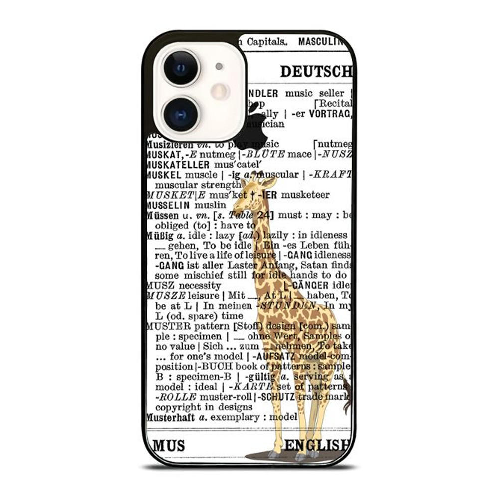 Giraffe Dictionary Custom IPhone CaseSamsung Case Google Pixel Case Personalize Your Style Today 0