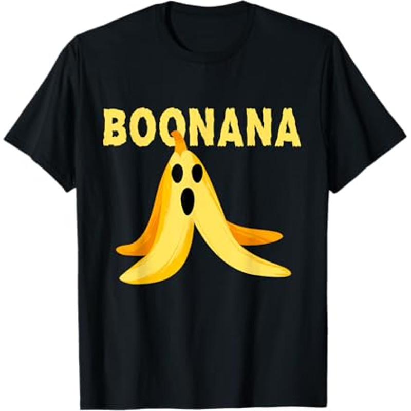 Boonana Funny Ghost Banana Halloween TShirt 0