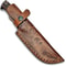 D2 Hunting Knife 10 Inches Handmade Fixed Blade Knife With Leather Sheath Perfect For Bushcraft C 1
