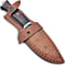 Damascus Hunting Knife Fixed Blade 10 Inches Handmade Knife With Leather Sheath And Wood Handle P 1