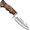 Handmade D2 Steel Hunting Knife Bushcraft Fixed Blade Knife With Sheath And Horizontal Carry Wood 4