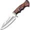 Handmade D2 Steel Hunting Knife Bushcraft Fixed Blade Knife With Sheath And Horizontal Carry Wood 5