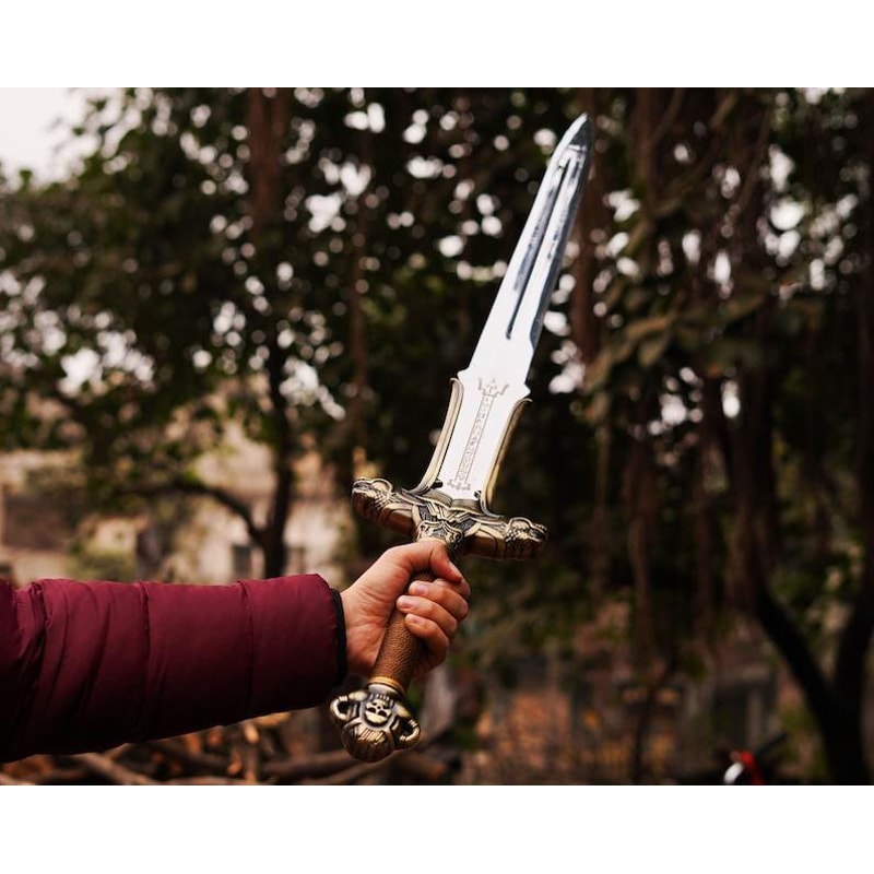 Hand Forged Conan The Barbarian Engraved Sword Steel Sword Sword With Sheath Best Gift For Wedding