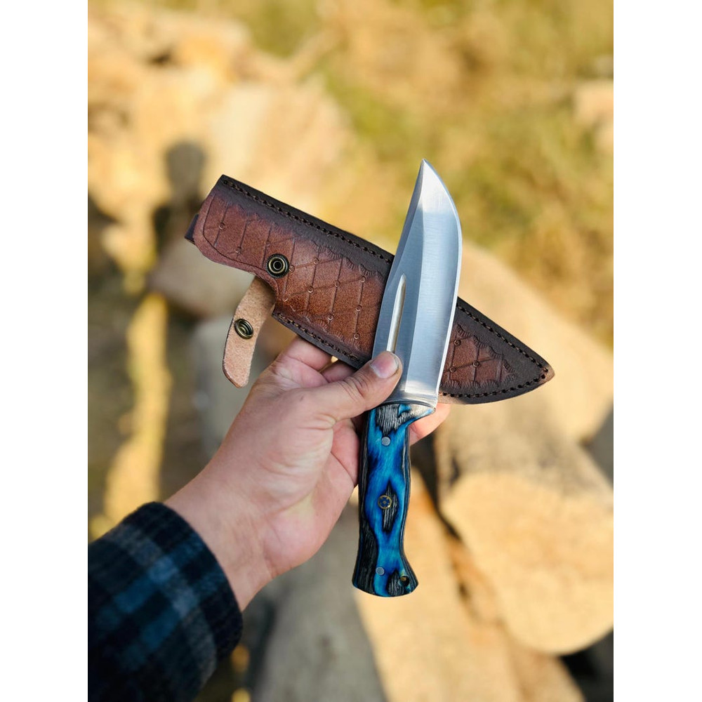 Handmade Viking Skinner Knife With Sheath For Camping And Outdoor Use Pocket Size Skinner 0