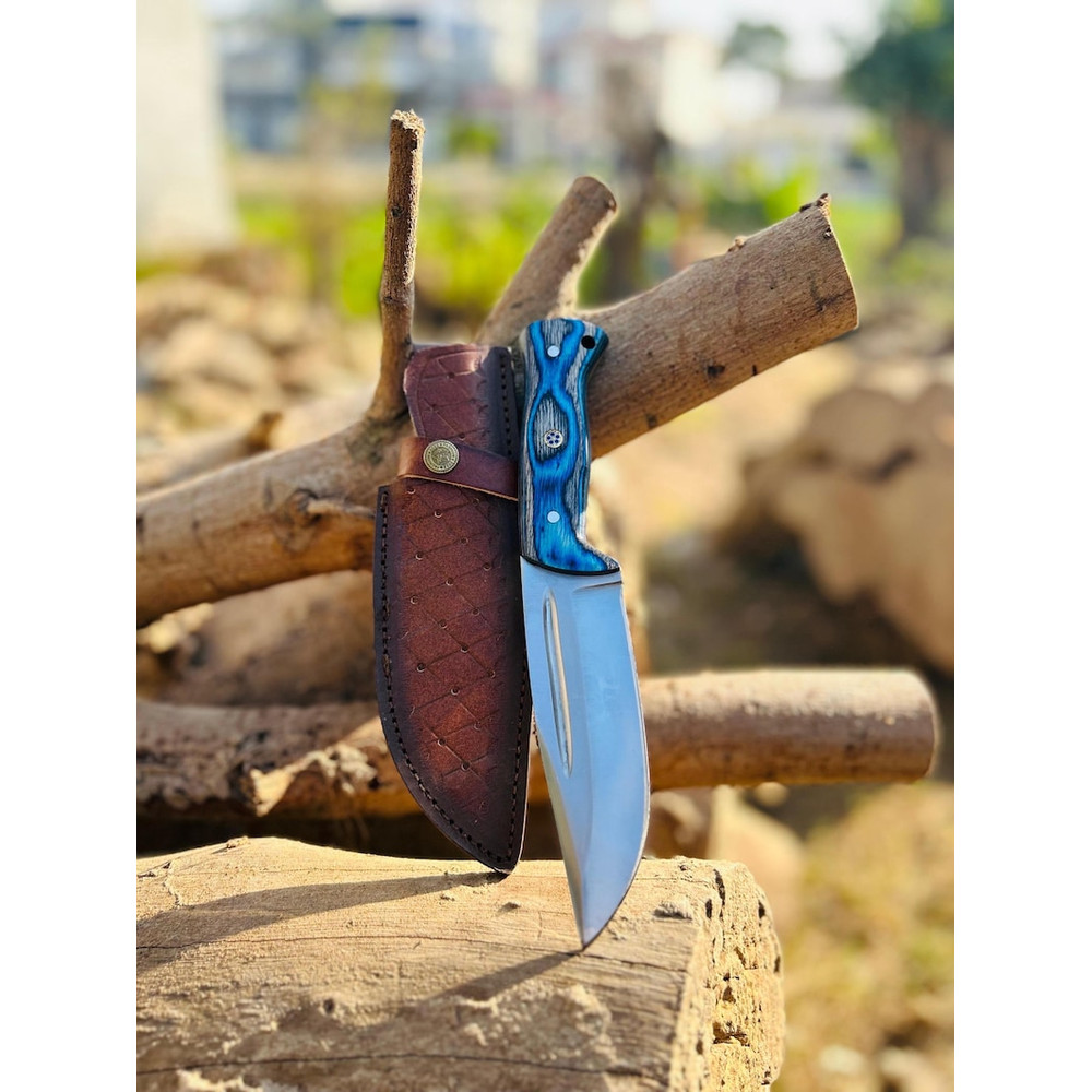 Handmade Viking Skinner Knife With Sheath For Camping And Outdoor Use Pocket Size Skinner 1