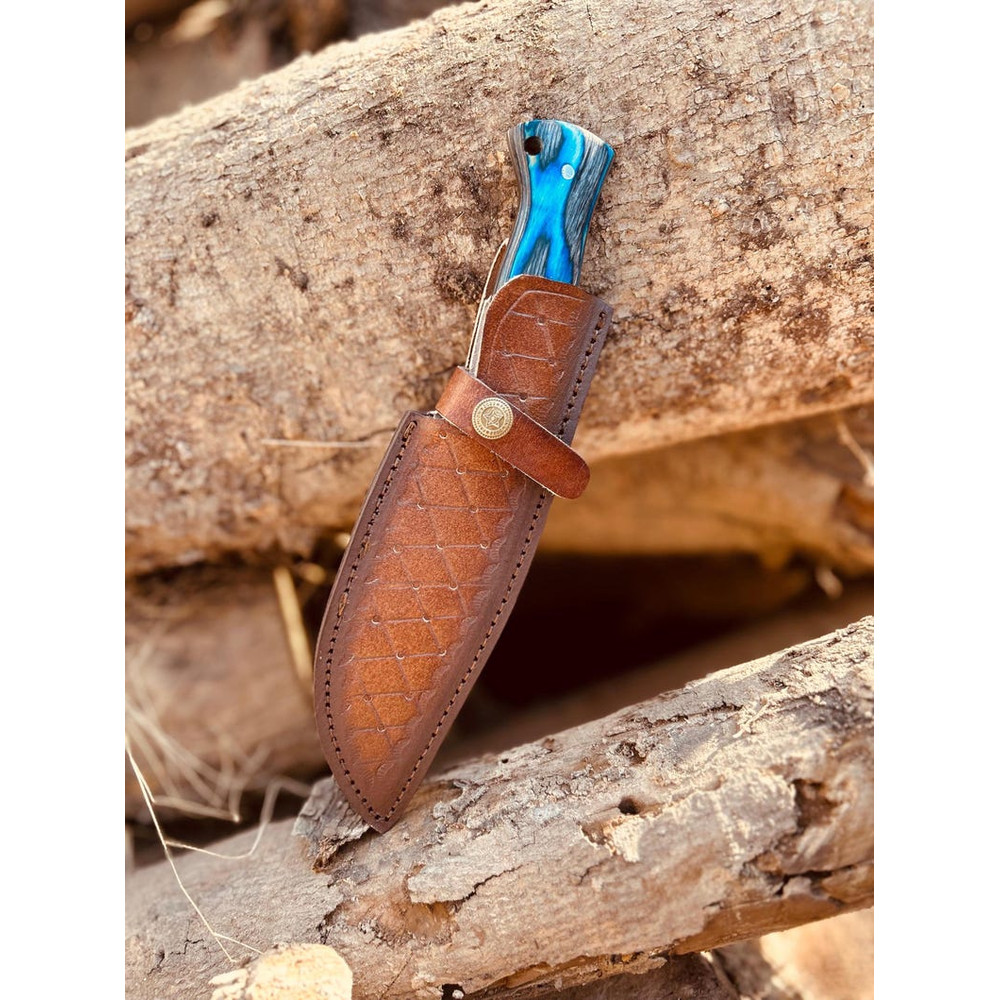 Handmade Viking Skinner Knife With Sheath For Camping And Outdoor Use Pocket Size Skinner 3