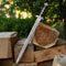 Handmade Damascus Viking Sword Custom Knight Sword With Scabbard Viking Sword With Beautiful Engrav 1