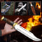 18 Handmade Bowie Knife With Sheath Crocodile Dundee Knife D2 Steel Blade Best Hunting Knife Outdoo 3