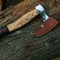 Custom Gift Carbon Steel Forest Viking Axe With Ash Wood Shaft Viking Bearded Camping Axe Christmas 7