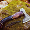 Custom Gift Hand Forged Carbon Steel VIKING AXE With Ash Wood Shaft Wedding Gift Axe Axes Best Birt 2