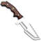 Handmade D2 Tracker Knife With Sheath For Outdoor Survival Camping Bushcraft  Fixed Blade Hunting K 4