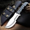Handmade Tracker Knife With Sheath Outdoor Knife Survival Knife Camping Knife D2 Steel Tracker Kni 2