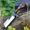 Handmade Carbon Steel Bull Cutter Knife With Sheath Precision Craftsmanship For Versatile Cutting I 2