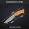 Bushcraft Fixed Blade Hunting Knife With Sheath And Olive Wood Handle 10 Inches EDC Skinning Knife 1