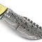 HABSON KNIVES TR177 Custom Handmade Damascus Steel 10 Inches Tracker Knife Bone 1