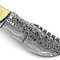 HABSON KNIVES TR177 Custom Handmade Damascus Steel 10 Inches Tracker Knife Bone 1