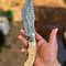 HABSON KNIVES TR177 Custom Handmade Damascus Steel 10 Inches Tracker Knife Bone 3