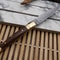 Laguiole Folding Damascus Steel Knife 85 Long With 4 Hand Forged Twist Patren Blade Rose Wood Bras 1