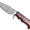 Handmade 10 Damascus Hunting Knife Bushcraft Fixed Blade Hunting Knife With Sheath And Rose Wood H 2