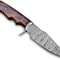 Handmade 10 Damascus Hunting Knife Bushcraft Fixed Blade Hunting Knife With Sheath And Rose Wood H 3