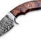 Handmade 8 Damascus Hunting Knife  Bushcraft Fixed Blade Hunting Knife With Sheath And Rose Wood Ha 2