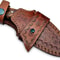 Handmade 8 Damascus Hunting Knife Bushcraft Fixed Blade Hunting Knife With Sheath And Rose Wood Ha 6
