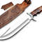 15 Inches Full Tang Handmade Bowie Knife Fixed Blade Hunting Knife Skinning Knife Camping Knife Bus 0