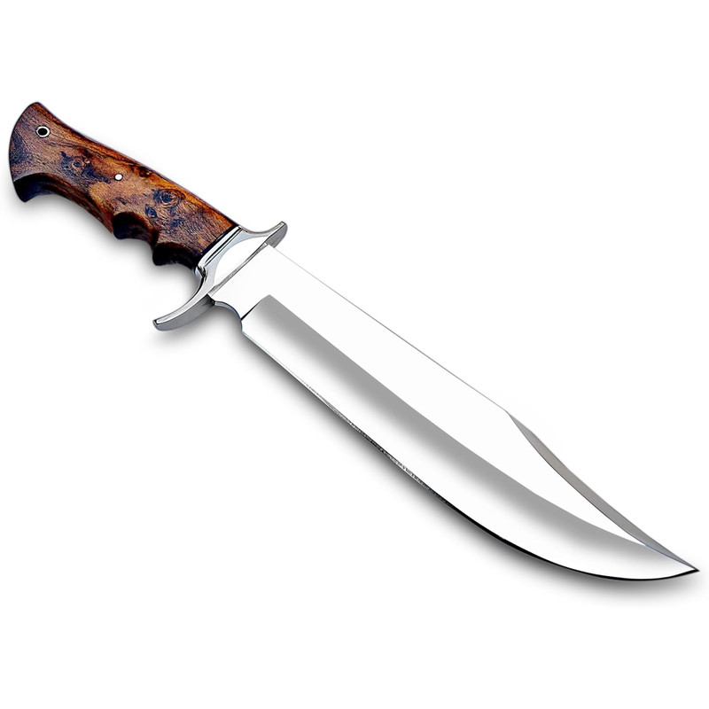 15 Inches Full Tang Handmade Bowie Knife Fixed Blade Hunting Knife Skinning Knife Camping Knife Bus 1