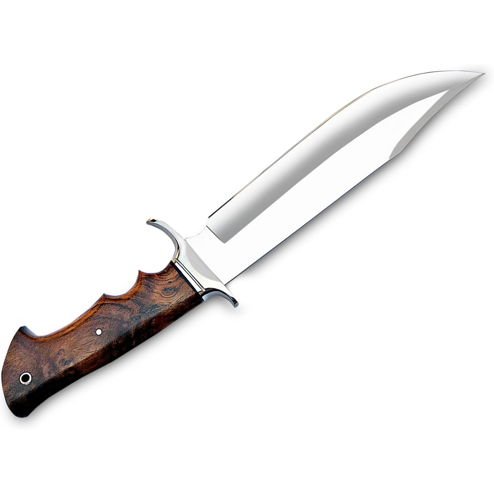 15 Inches Full Tang Handmade Bowie Knife Fixed Blade Hunting Knife Skinning Knife Camping Knife Bus 2