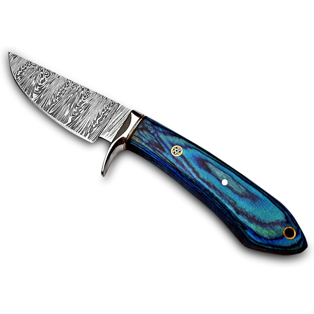 95 Inches Handmade Damascus Hunting Knife Fixed Blade Skinnig Camping Survival Outdoor And Everyday 1