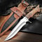 135 Inches Full Tang Handmade Bowie Knife Fixed Blade Hunting Knife Camping Knife Bushcraft Knife 0