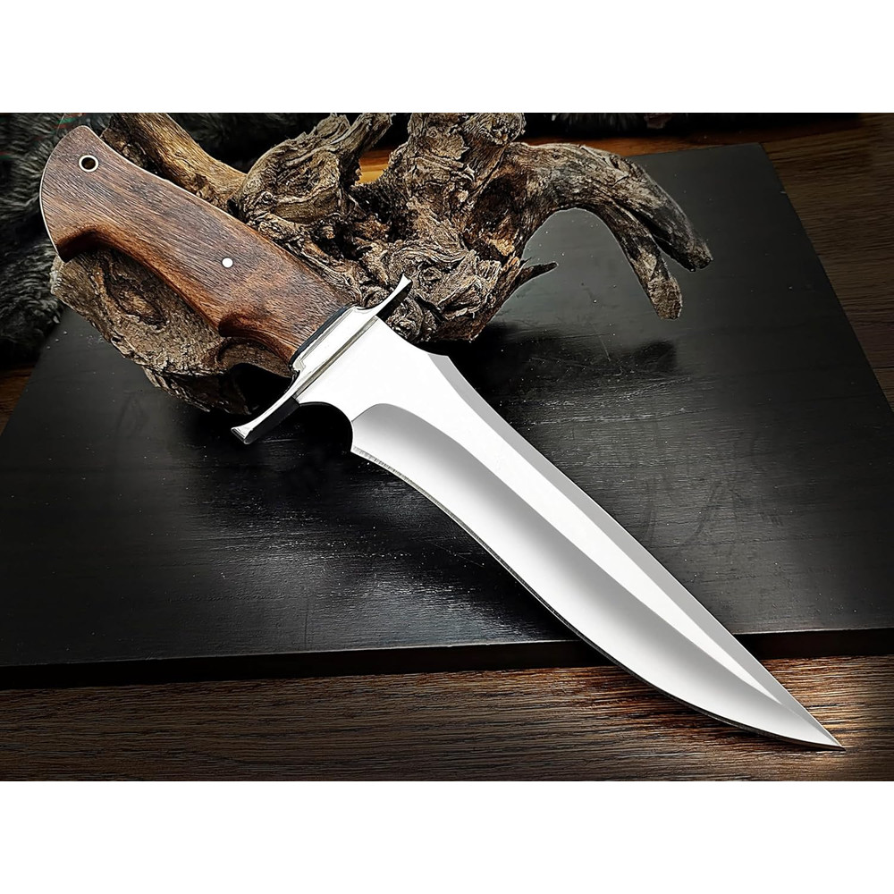 135 Inches Full Tang Handmade Bowie Knife Fixed Blade Hunting Knife Camping Knife Bushcraft Knife 2