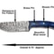 975 InchesDamascus Knife Damascus Steel Hunting Knife Fixed Blade Hunting Knife With Sheath Best Fo 4