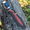 Damascus Steel Bushcraft Hunting Knife Damascus Knife Survival Knife For Camping Fishing Perfect 5